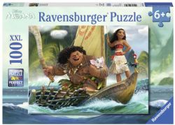 RAVENSBURGER CASSE-TÊTE 100 PIÈCES LARGES PIÈCES - MOANA ET MAUI #10719